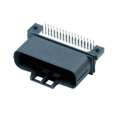 AH7341-1.0-10AW AHI  black PBT male auto connector  ecu connector 34 pin connector